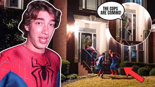 SpiderMan Ding Dong Ditches a Mansion [upl. by Pastelki]