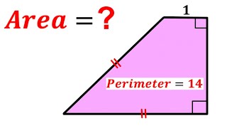 Can you find area of the Purple shaded Trapezoid  Justify your answer  math maths  geometry [upl. by Eimarej468]