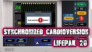 Stat Skills Synchronized Cardioversion Using the LifePak 20 [upl. by Lajet419]