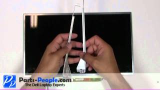 Dell Inspiron 1545  LCD Screen Mounting Rail Bracket Replacement  HowToTutorial [upl. by Farron]