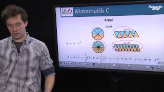 Arealet af en cirkel [upl. by Alet]