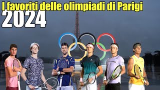 Tennis I favoriti delle olimpiadi di parigi 2024 [upl. by Nimsaj124]