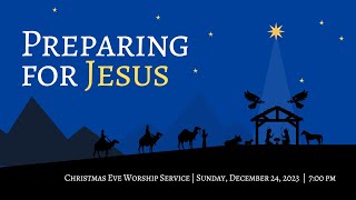 Christmas Eve Worship 700 PM  December 24 2023  Strawbridge UMC  Kingwood TX [upl. by Helmer]