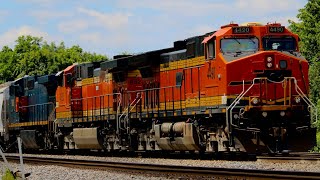 Railfanning Winton Place Cincinnati OH Ex Conrail Ex YN3B C408W CSX 454 The Spirit Of Magnolia [upl. by Acenes]