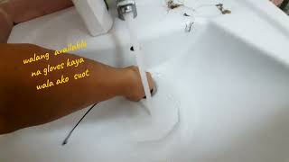 DIY TAYO  GANITO ANG GAWIN MO SA BARADONG LABABO BLOCKED SINK [upl. by Ssew647]