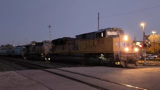 UP 8710 Leads M685 through Terre Haute IN [upl. by Filiano455]