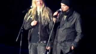 Marco Hietala amp Stobe Harju give a speech in Finnish  10112012 Nightwish Imaginaerum the Movie [upl. by Booma605]