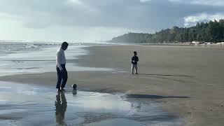 Playing beach football with Aiyaad [upl. by Fanny]