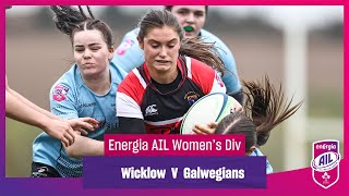 EnergiaAIL Highlights Women’s Round 2 Wicklow v Galwegians [upl. by Adnilg]