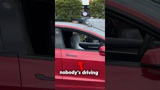 Driverless Tesla almost CRASHED in a parking lot 🚗 [upl. by Akemyt229]