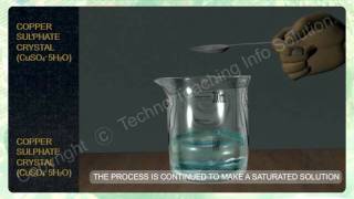 PHYSICAL AND CHEMICAL CHANGES  10 CRYSTALLISATION OF COPPER SULPHATEavi [upl. by Kerby]