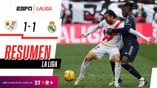 ¡EL RAYO SE LO EMPATÓ AL MERENGUE EN UN PARTIDAZO  Rayo Vallecano 11 Real Madrid  RESUMEN [upl. by Maryanne]