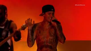 Justin Bieber  quotPeachesquot live at Rock in Rio 2022 Justice World Tour Rio de Janeiro [upl. by Mcgrody]