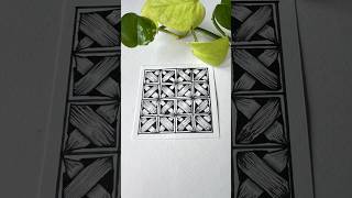 Zentangle pattern  doodle art shorts drawing doodle zentangle [upl. by Ahcila]