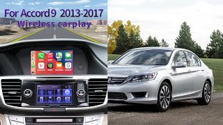 20132016 Accord 9th Apple wireless carplay module installation tutorial [upl. by Oer964]