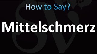 How to Pronounce Mittelschmerz correctly [upl. by Eshelman]