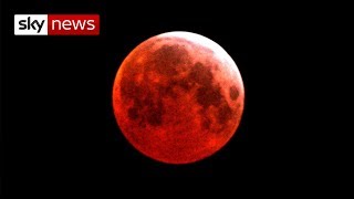 Watch live as blood moon rises over the Earth [upl. by Cadmann200]