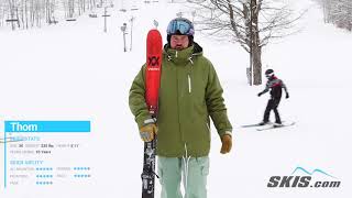 Thoms ReviewVolkl Mantra M6 Skis 2022Skiscom [upl. by Ykcir]