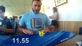 3x3 Rubiks cube 1190 official average [upl. by Hazmah760]