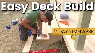 Building an 8x16 Deck in 2 Days [upl. by Bardo]