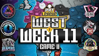 Pro RISK League West Week 11  Game 2 [upl. by Lynnelle]