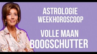 ASTROLOGIE WEEKHOROSCOOP 18 TOT 25 MEI 2024 OP 23 MEI 2024 STAAT DE VOLLE MAAN IN BOOGSCHUTTER [upl. by Riki]