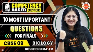 10 most important Competency based Questions for Finals  Biology [upl. by Eedrahc]