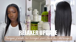 RELAXER UPDATE JARRETE LES LISSAGES POUR FAIRE DES DEFRISAGES [upl. by Asimaj]