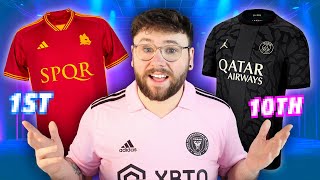 THE TOP 10 FOOTBALL KITS OF 2023 [upl. by Calida]