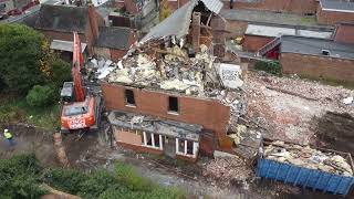 Sandfield House demolition 7th November 2024 [upl. by Eidoow406]