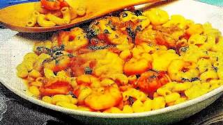 MASSADA DE TAMBORIL COM GAMBAS  RECEITAS [upl. by Arhez]