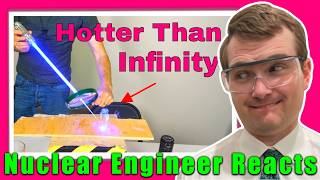 How Focusing a 5W Laser Generates Negative Temperature  Nuclear Engineer Reacts to Action Lab [upl. by Mervin855]