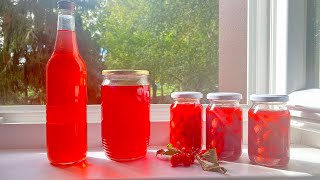 Cornelian Cherry  Syrup Jam Compote [upl. by Noryahs410]