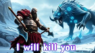 God of War Ragnarok  Kratos vs Garm Boss Fight [upl. by Aihsercal221]