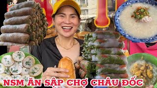 ĂN SẬP CHỢ CHÂU ĐỐC CÙNG NGƯỜI ĐẸP Y BÌNH [upl. by Inessa446]