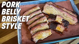 I Smoked A Pork Belly Like A Brisket Here’s What Happened  Ash Kickin BBQ [upl. by Tai853]