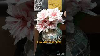 quotDIY Mirror Decor Transforming a Clay Pot with Shiny Mirrorsquot My First diy short [upl. by Iives718]