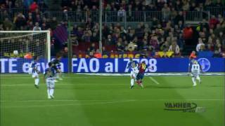 Lionel Messi Goal vs Malaga HD [upl. by Giliane601]