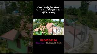 Small Bungalow on Sale at Kalimpong with MESMERIZING VIEW of Mount Kanchenjugha 6 or 30decimal [upl. by Selemas]