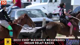 Chief Washakie Messenger Indian Relay Races Day 2 [upl. by Stedt563]