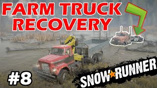 Recovering the Farm Truck  SnowRunner  Ep 8 [upl. by Chic]