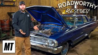 Abandoned 1964 Ford Galaxie Hasnt Run in 32 Years  Roadworthy Rescues [upl. by Tracay]