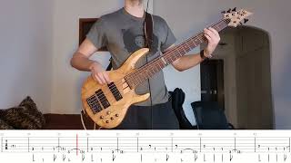 The Jelly Jam  Come Alive Bass Cover With Tabs [upl. by Arretnahs]