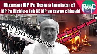 Mizoram MP Pu Vena leh Pu Richarda te Zofate tan an che tha e Birenan dawt game a khel zui zel [upl. by Herwig775]