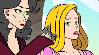 Rapunzel Cartoon  Fairy Tales and Bedtime Stories for Kids  Story time  Storytime [upl. by Aohk]