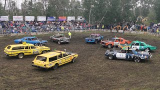 Parkside Saskatchewan Demolition Derby Heat 2 July 27th 2024 [upl. by Linker]