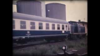 2151988 im Bahnhof Jülich 2 lange quotAtomiadequotSonderzüge an die Mosel nach KobernGondorf [upl. by Hermine]