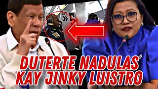 JINKY LUISTRO NAPAAMIN SI DUTERTE  MUNTIK NA MALABAS ANG SEKRETO NI DIGONG [upl. by Kcinnay]