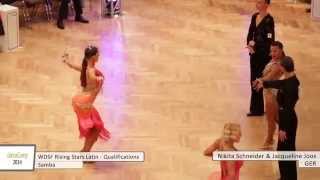 danceComp 2014  RS LAT  Qualification Samba  Nikita Schneider amp Jacqueline Joos [upl. by Stavros]