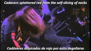 Cannibal Corpse  Gallery Of Suicide Subtitulos Español Lyrics [upl. by Romeon]